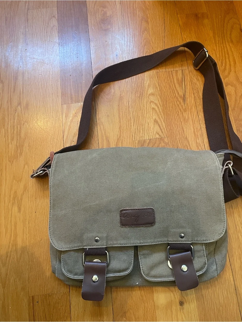 Augur Strauss & Company Canvas Crossover bag  (OL3)